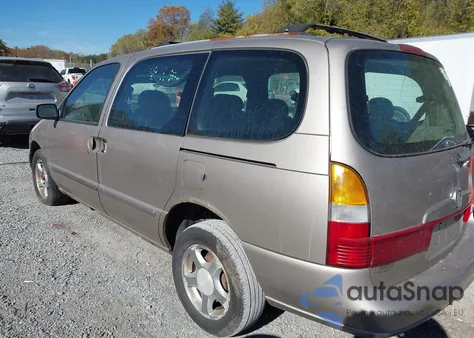 2002 Mercury Villager from USA, damaged, VIN 4M2ZV11T92DJ01373